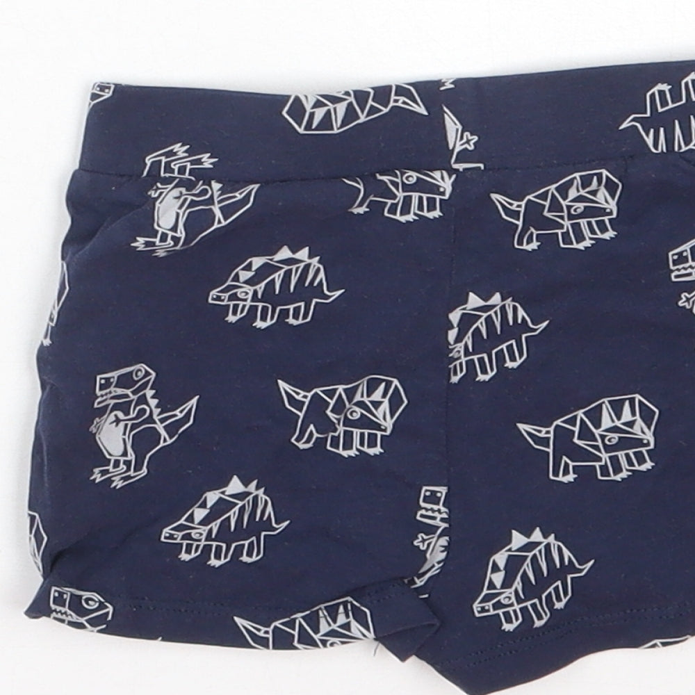 Bluezoo Baby Blue Cotton Cami Sleep Shorts Size 12-18 Months - Dinosaur