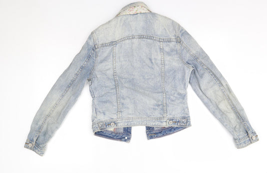 Falmer Womens Multicoloured Jacket Size 8 - Distressed