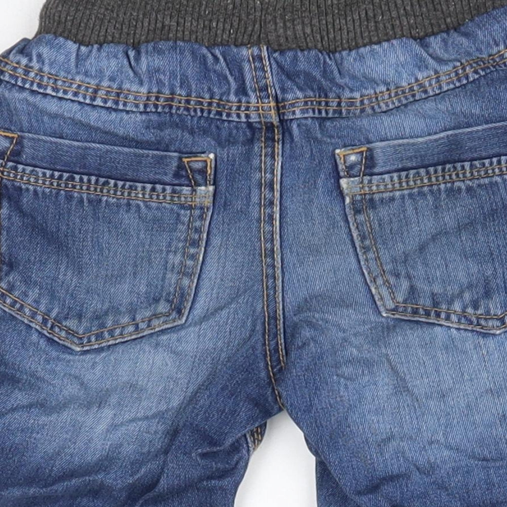 George Baby Blue Cotton Cropped Trousers Size 18-24 Months - Shorts