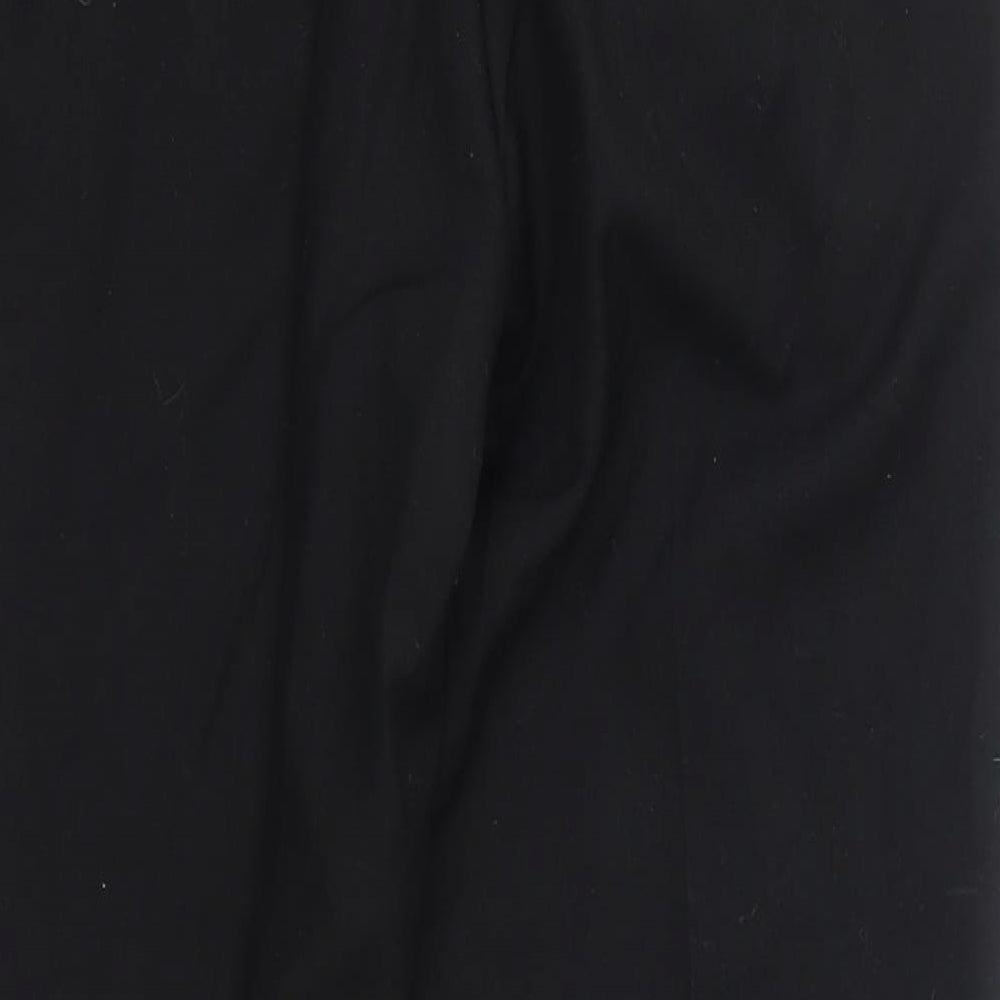 Teflon Mens Black Polyester Dress Pants Trousers Size 26 in L26 in Regular