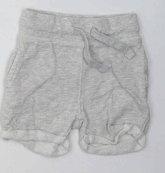 Mini Club Boys Grey Cotton Shorts Outfit/Set Size 9-12 Months Tie