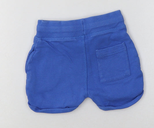 Mini Club Boys Blue Cotton Shorts Outfit/Set Size 9-12 Months Tie