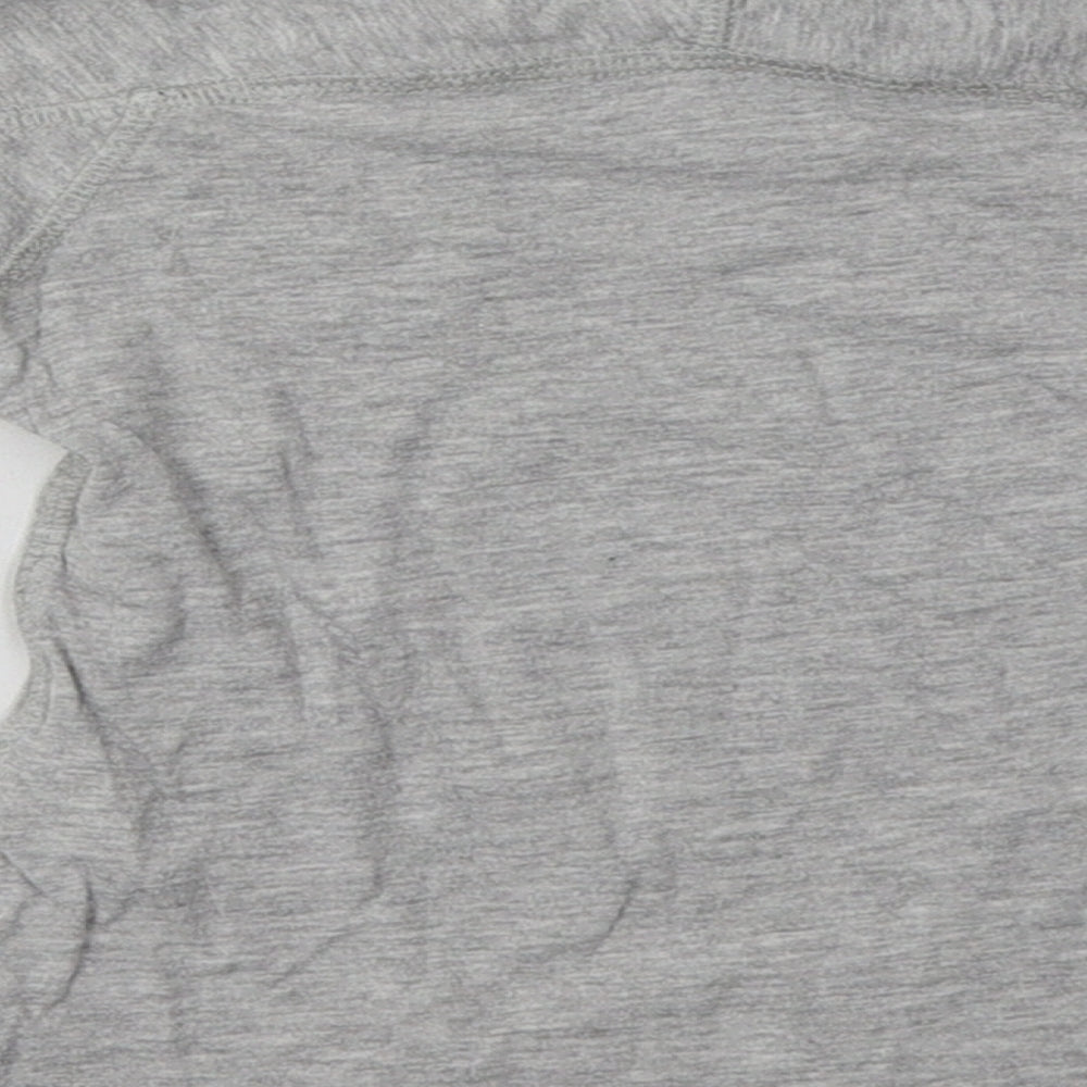 NEXT Baby Grey Cotton Basic Casual Size 6-9 Months Crew Neck Pullover