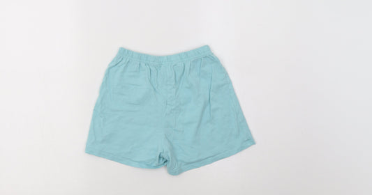 George Girls Blue Cotton Pyjama Pants Size 9-10 Years