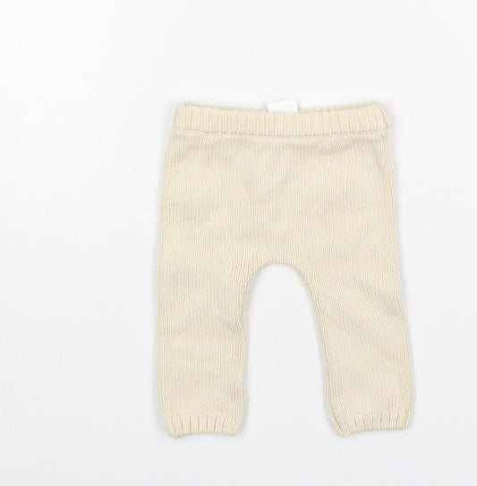 Guess How Much I Love You Girls Beige Cotton Sweatpants Trousers Size Newborn