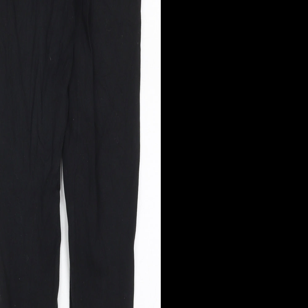 adidas Womens Black Cotton Carrot Leggings Size XS L24 in