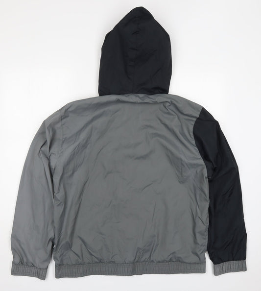 Lonsdale Mens Grey   Jacket  Size M  Zip - Colourblock