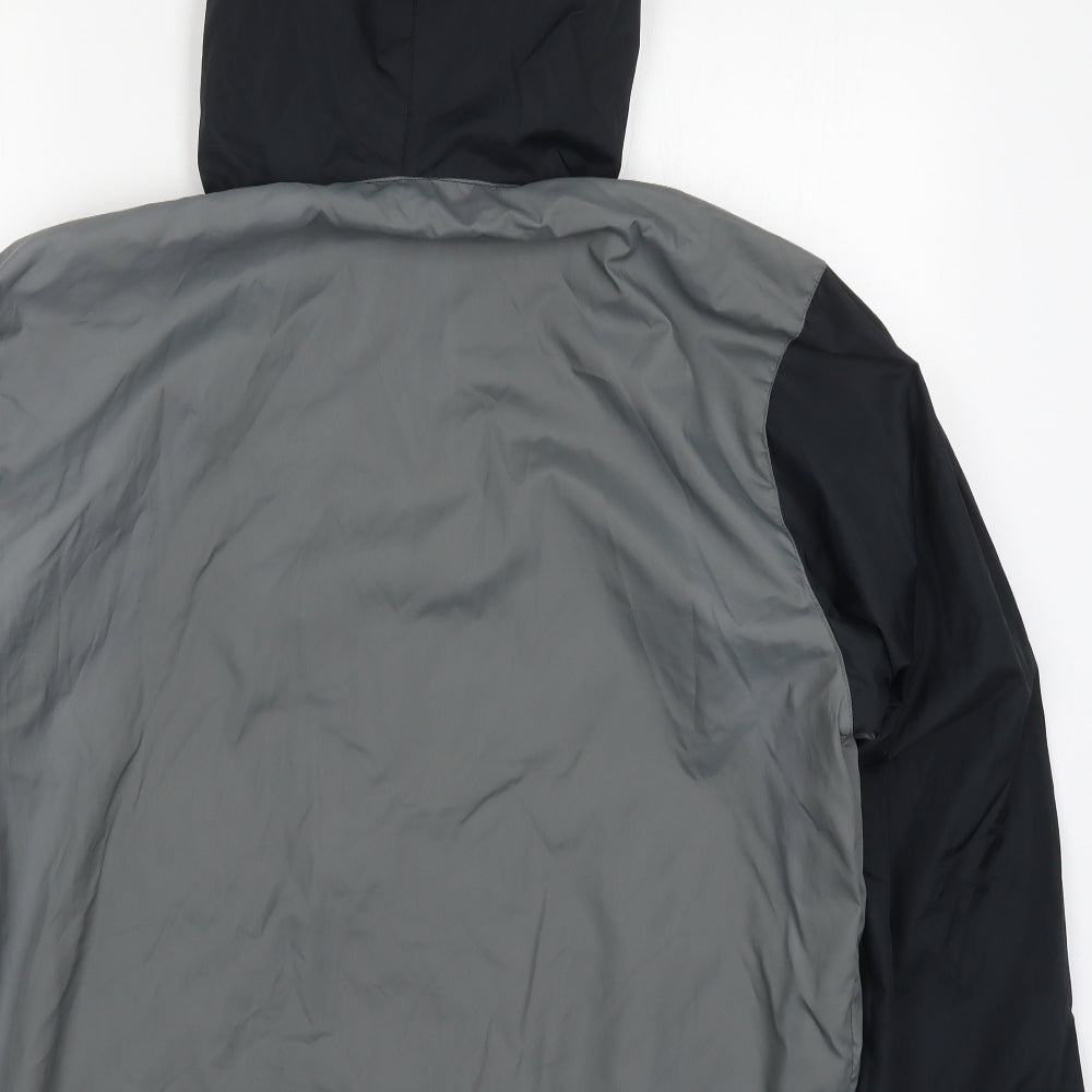 Lonsdale Mens Grey Jacket Size M Zip - Colourblock