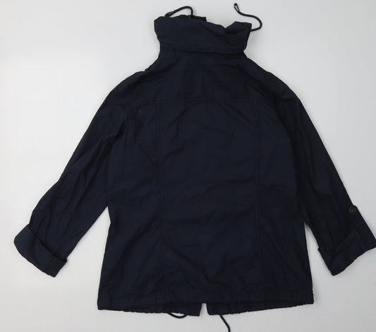 Debenhams Womens Blue Jacket Size 12 Zip