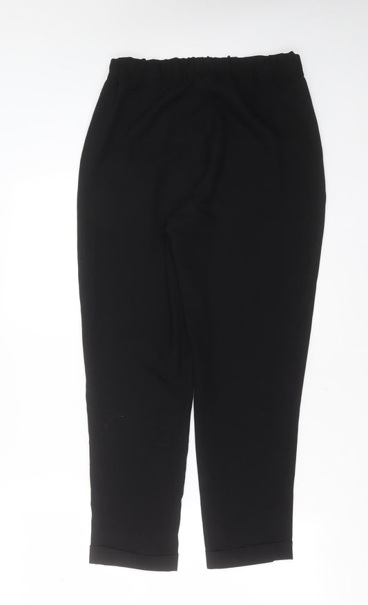 Limelight Womens Black Polyester Trousers Size S L26 in Regular