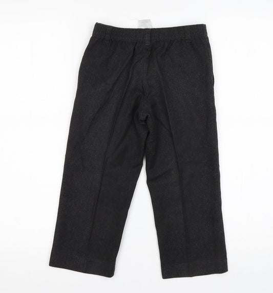 George Boys Grey Polyester Dress Pants Trousers Size 6-7 Years Regular