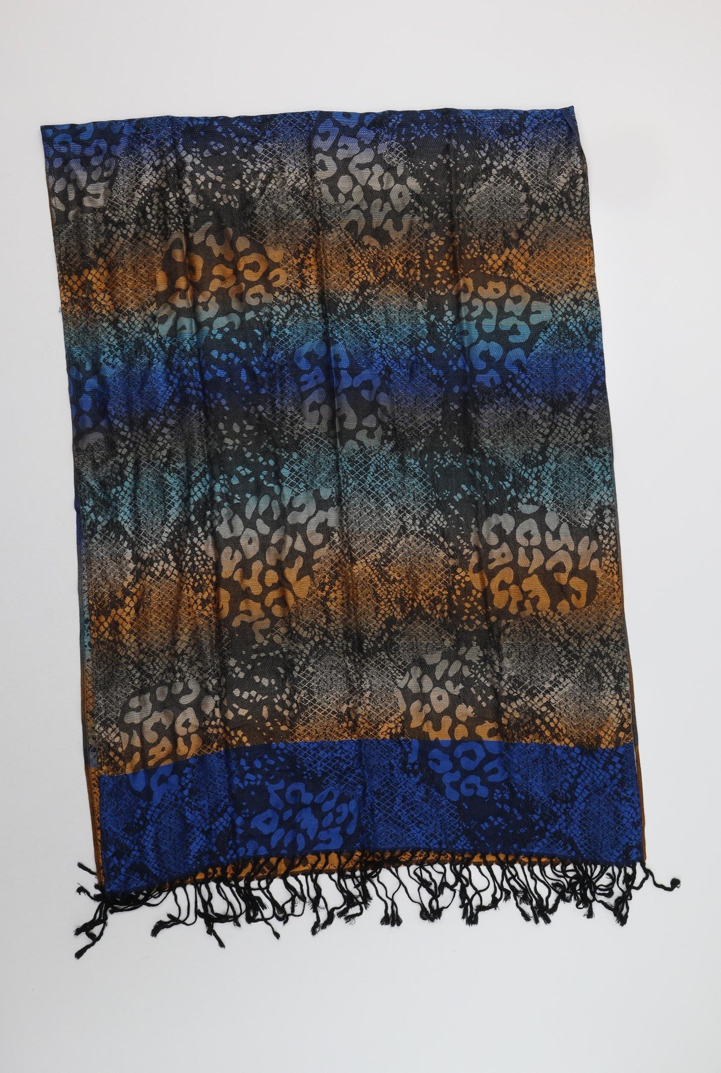 TU Womens Multicoloured Animal Print Acetate Scarf