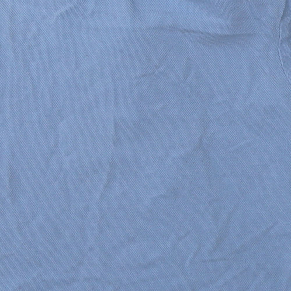 Matalan Boys Blue Cotton Pullover Button-Up Size 5 Years Collared Button - School Wear
