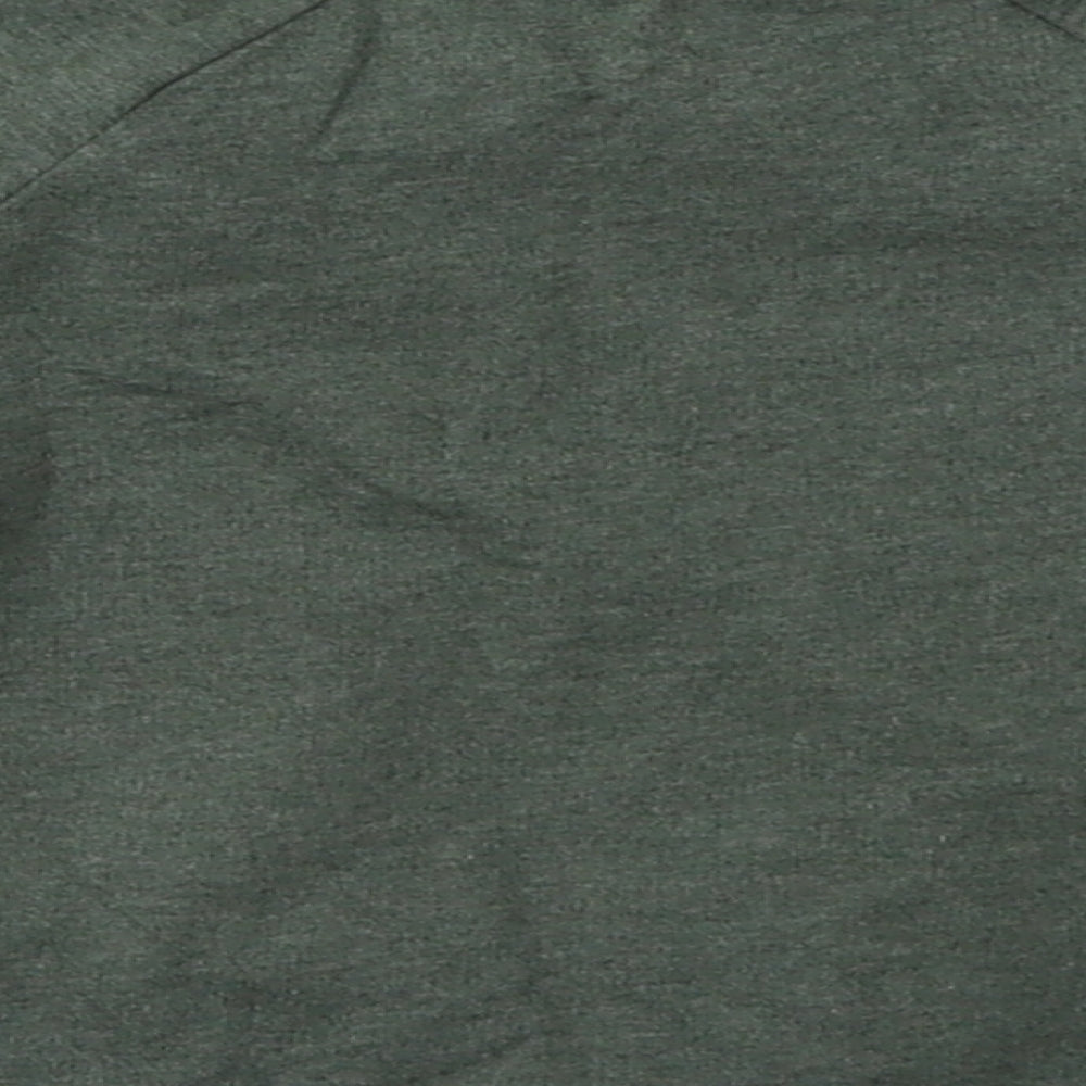 George Boys Green Cotton Basic Casual Size 12-18 Months Crew Neck Buckle - hey, im new here