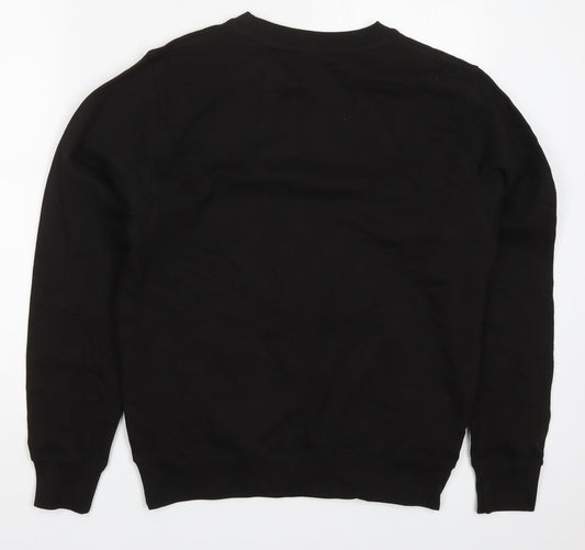 All We Do is Womens Black Cotton Pullover Sweatshirt Size S Pullover - Spread Love Not Germs
