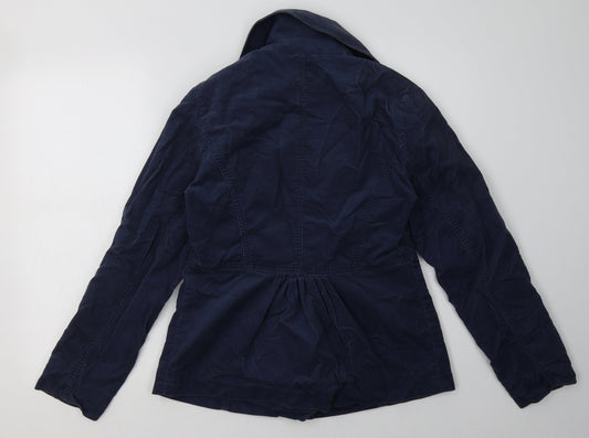 Marks and Spencer Womens Blue Jacket Size 12 Button