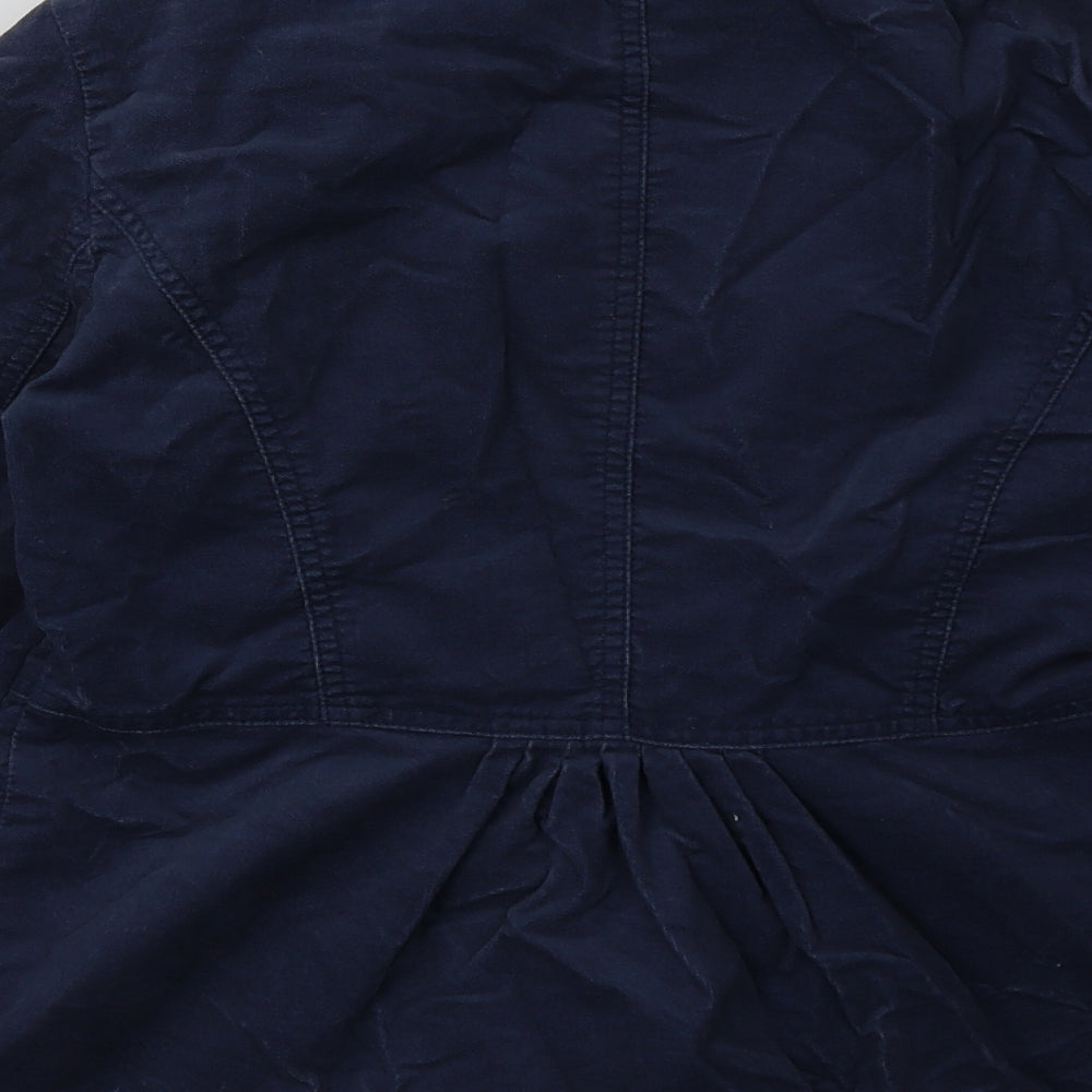 Marks and Spencer Womens Blue Jacket Size 12 Button