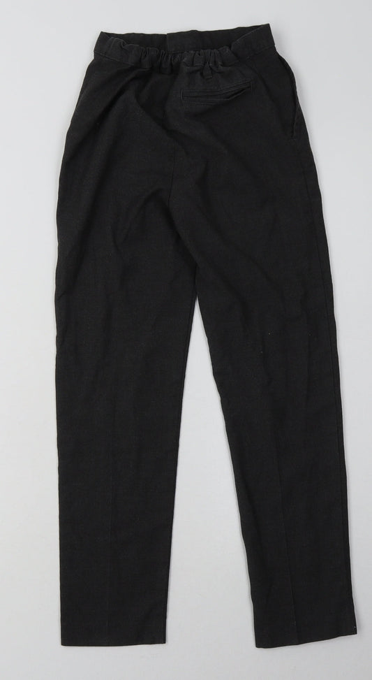 sainsburys Boys Grey Polyester Capri Trousers Size 10 Years Regular Hook & Eye - School Wear