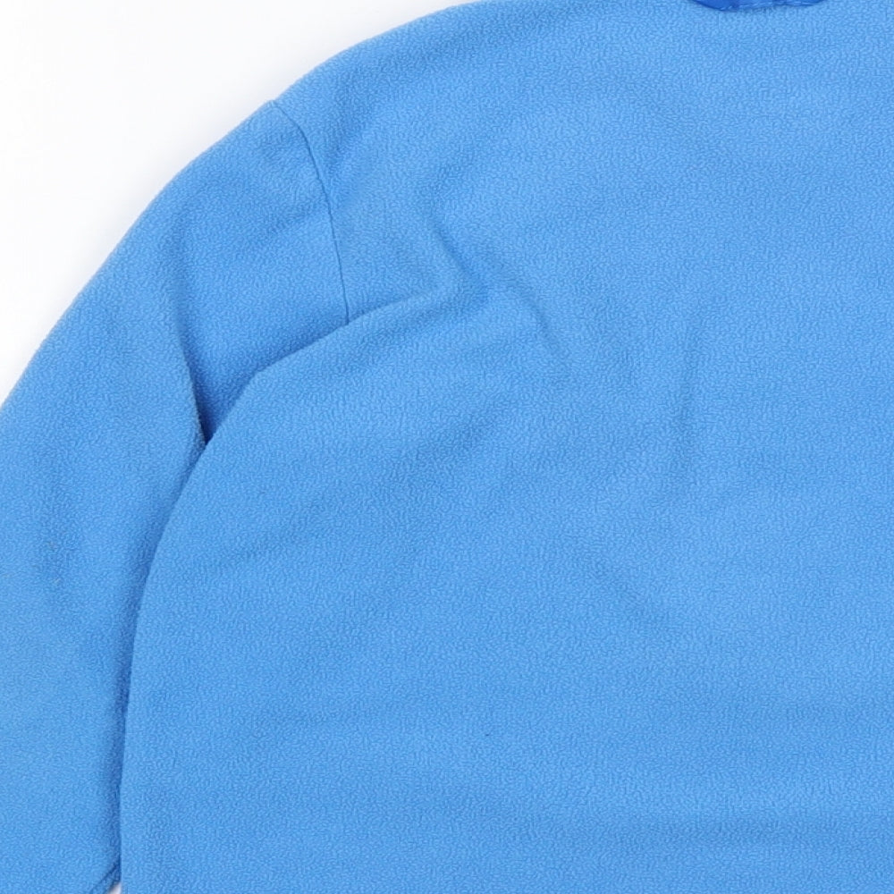 Snowdonia Boys Blue Nylon Full Zip Sweatshirt Size 6-7 Years