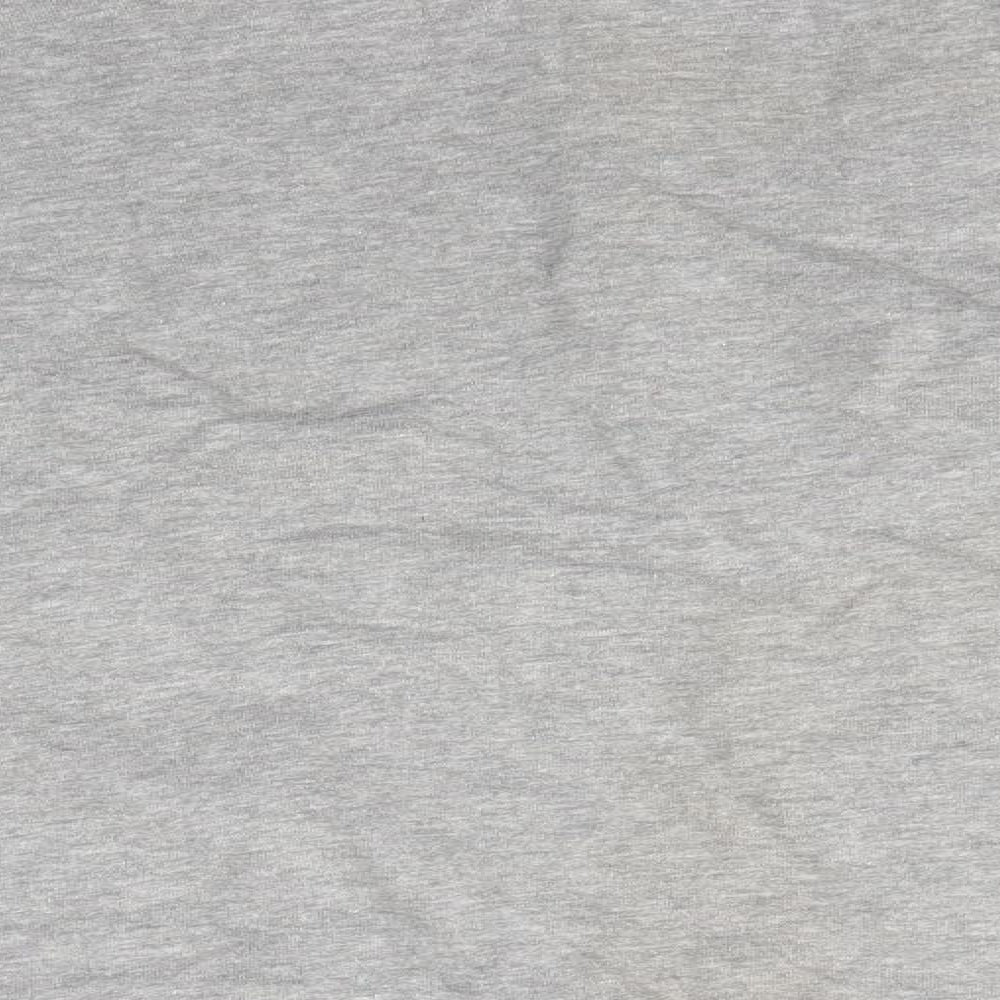 M&S Womens Grey Round Neck Cotton Pullover Jumper Size 16