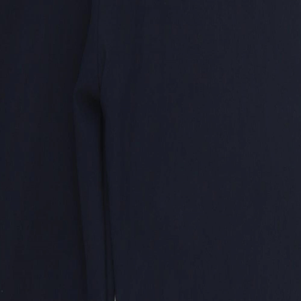 Preworn Womens Blue Polyester Trousers Size 18 L26 in Regular