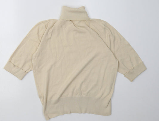 Berkertex Womens Beige Cotton Pullover Sweatshirt Size 14 Pullover