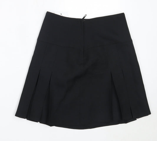 Monkhouse Girls Black Polyester Flare Skirt Size L Regular