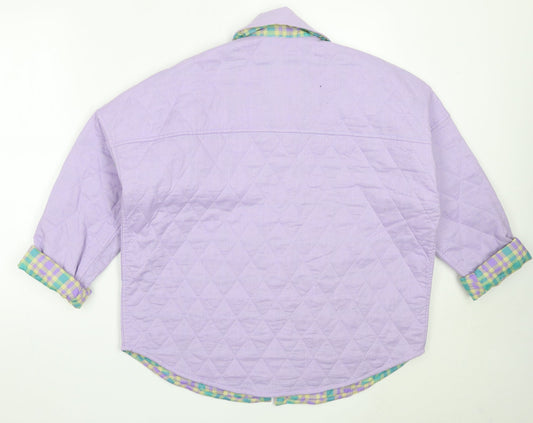 Preworn Womens Purple Jacket Size 6