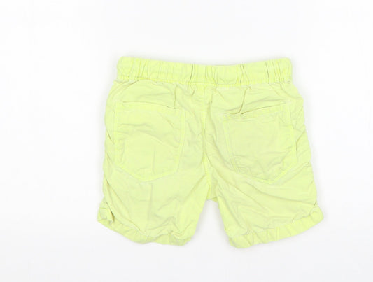 NEXT Boys Green Cotton Chino Shorts Size 4 Years Regular