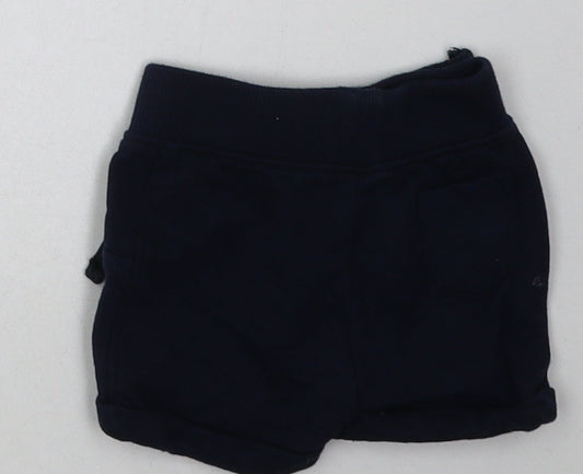Primark Boys Blue Cotton Shorts Outfit/Set Size 0-3 Months Tie