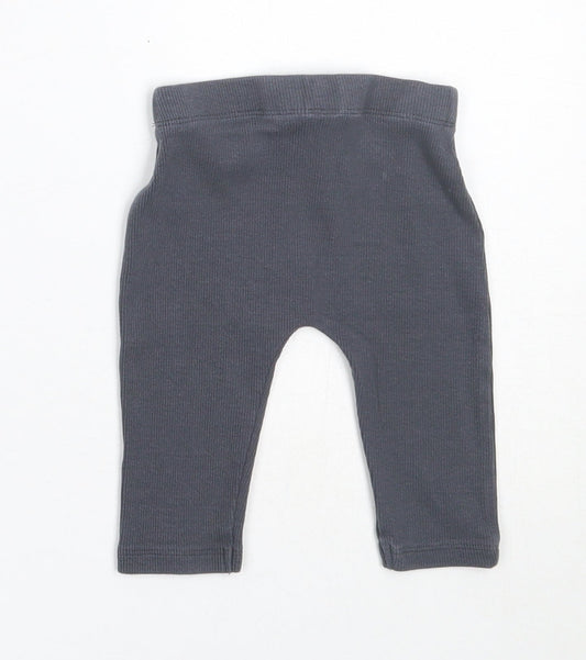 George Girls Grey Cotton Capri Leggings Size 3-6 Months