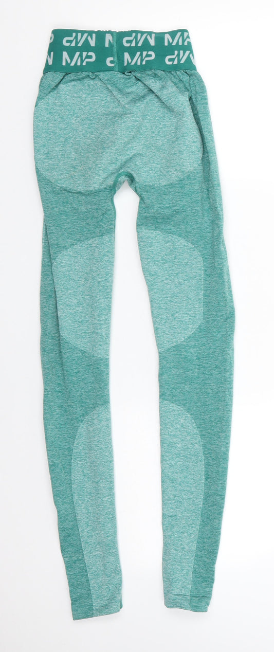 MP Womens Green Nylon Jogger Leggings Size 2XS L26 in