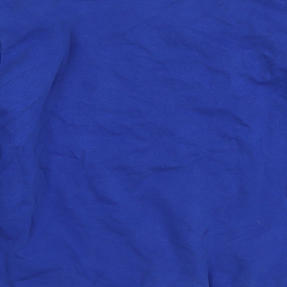 George Boys Blue Cotton Pullover Sweatshirt Size 7-8 Years Pullover