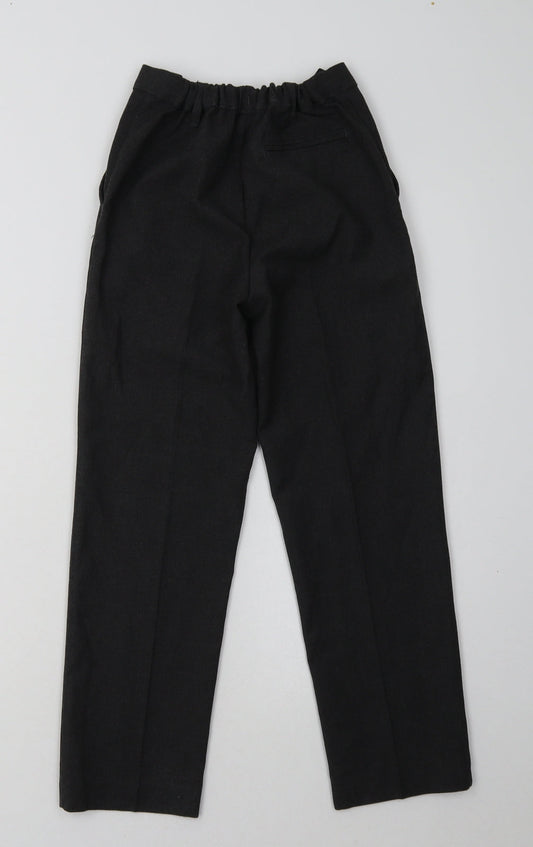 sainsburys Boys Grey Polyester Capri Trousers Size 9 Months Regular Hook & Eye - School Wear