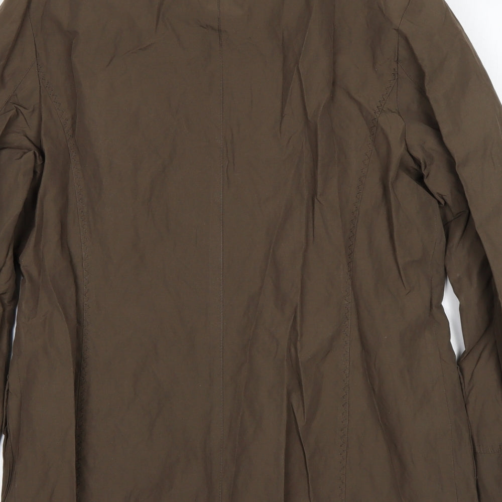 Gerry Weber Womens Green Overcoat Coat Size 12