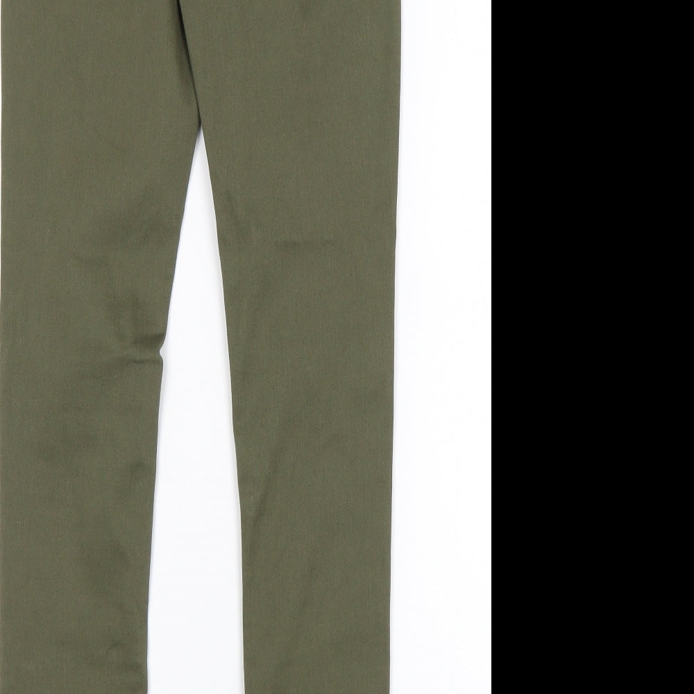 United Colors of Benetton Womens Green   Skinny Jeans Size 28 in L29 in Regular