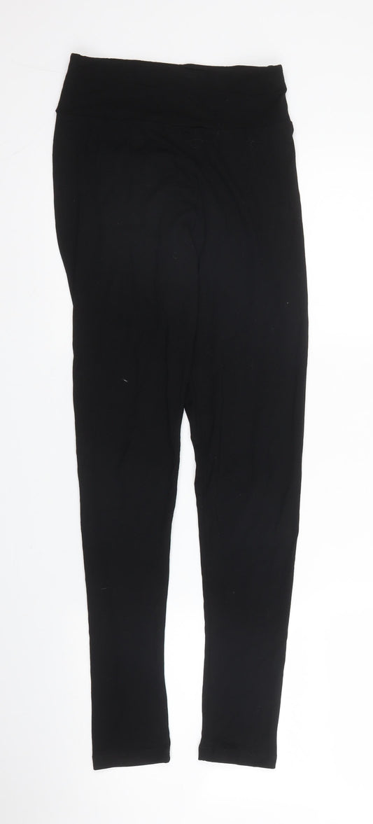 ASOS Womens Black Viscose Carrot Leggings Size 6 L26 in