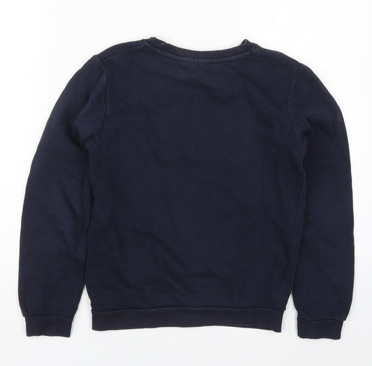 Smart Start Boys Blue Cotton Pullover Sweatshirt Size 8-9 Years Pullover