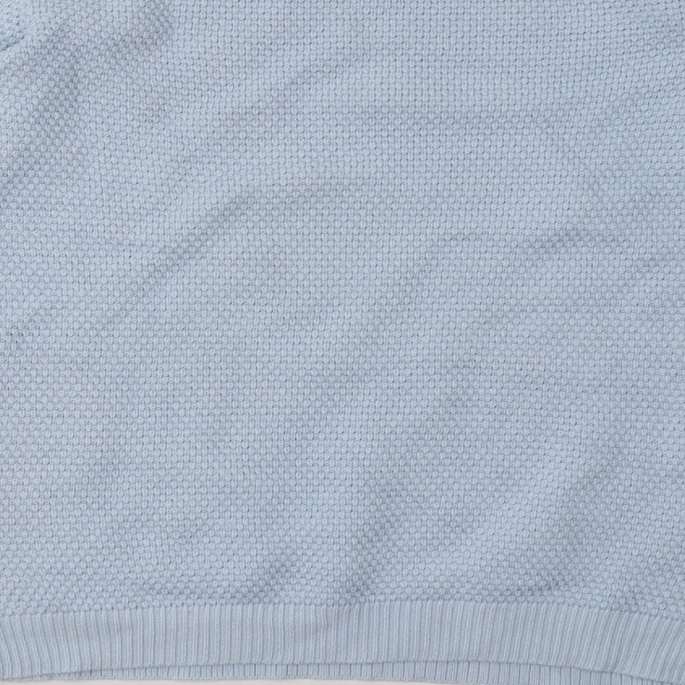 VILA Womens Blue Cotton Pullover Sweatshirt Size S Pullover