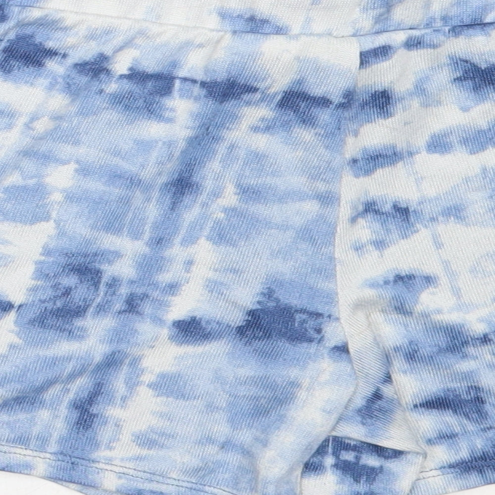 Lucky Brand Womens Blue Polyester Hot Pants Shorts Size S Regular