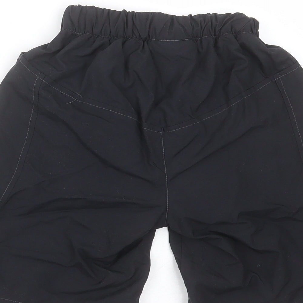 Altura Boys Black Nylon Bermuda Shorts Size 5-6 Years Regular - padded