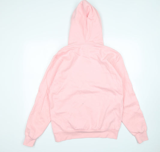 De-Lux Womens Pink Cotton Pullover Hoodie Size S - Emmy Knows Best