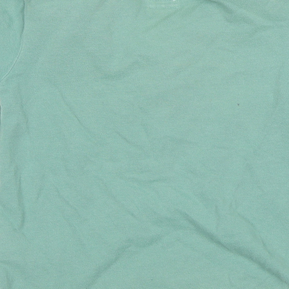Mammas & Pappas Boys Green Cotton Basic Polo Size 4-5 Years Collared
