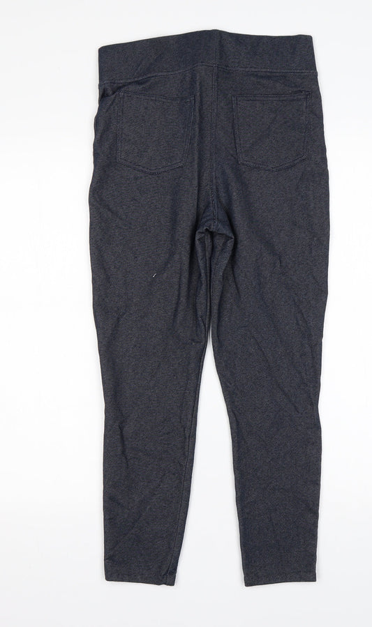 Papaya Womens Blue Cotton Jegging Jeans Size 8 L23 in Regular