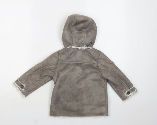 Boboli Girls Grey Jacket Size 2 Years Zip