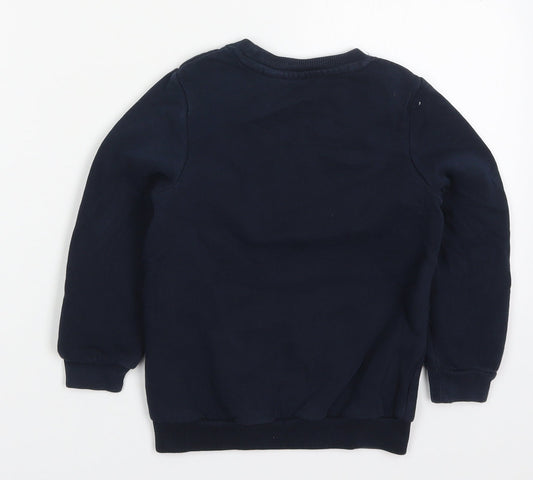 Lupilu Boys Blue Cotton Pullover Sweatshirt Size 3-4 Years Pullover - Shark Best Friends