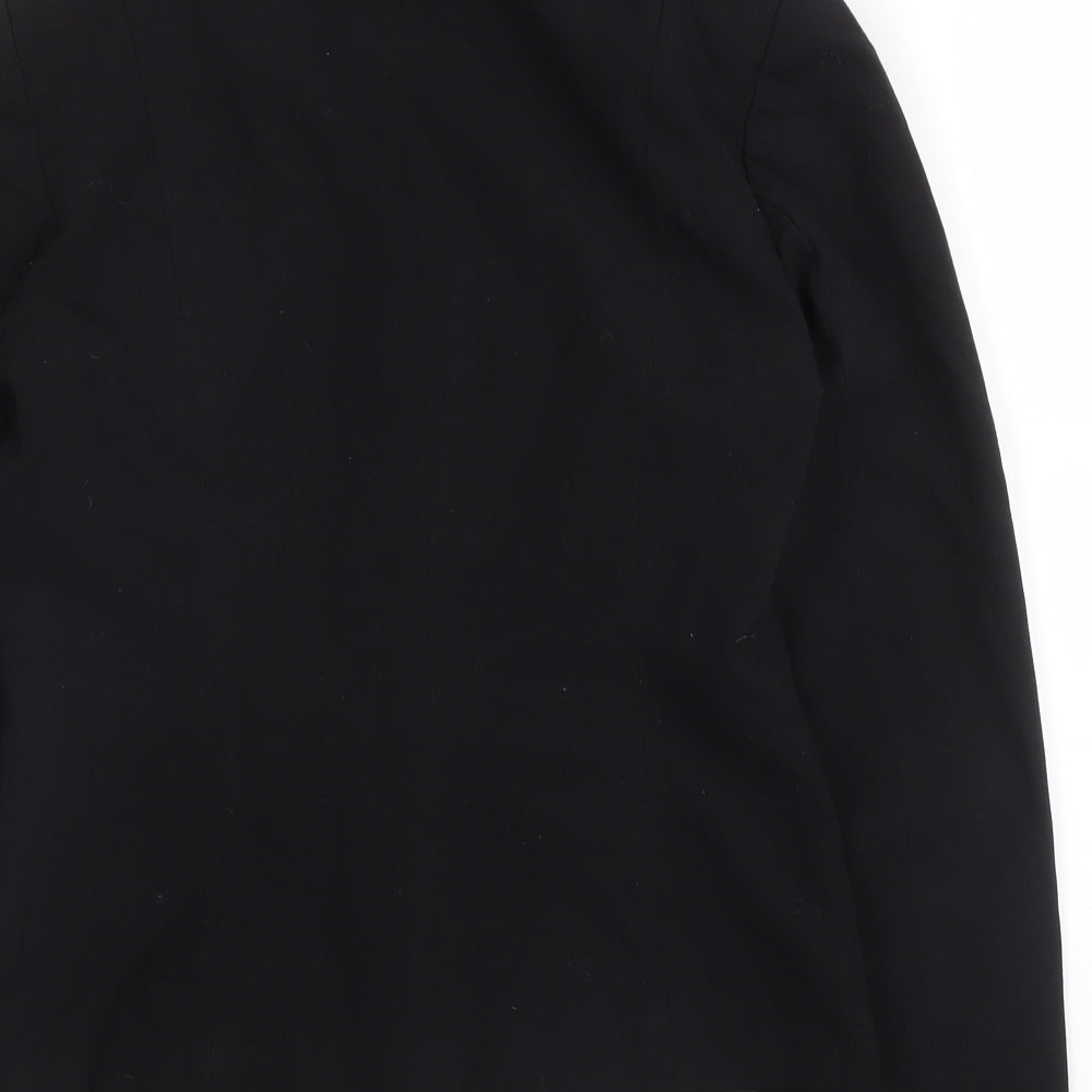 New Look Womens Black Polyester Jacket Blazer Size 10