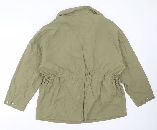 Preworn Womens Green Jacket Size S Zip