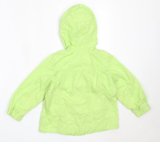 NEXT Girls Green Jacket Coat Size 3-4 Years