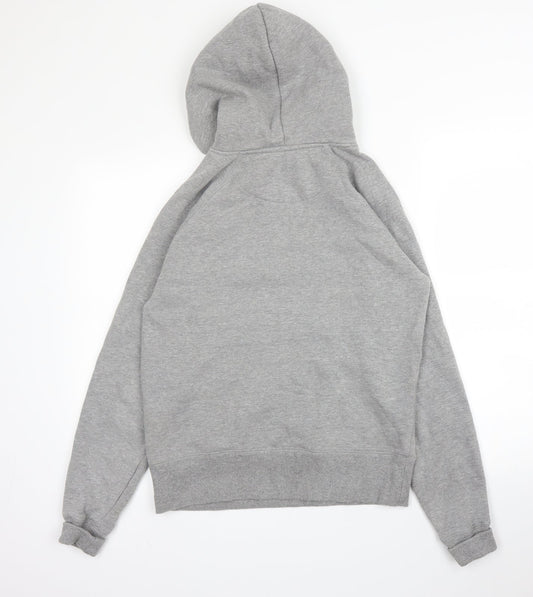 Bunty & Co Girls Grey Cotton Pullover Hoodie Size L